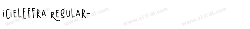 iCielEffra Regular字体转换